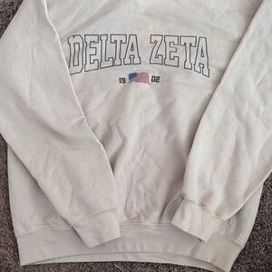Delta Zeta Cream Sweater